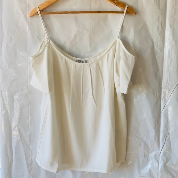 Off the Shoulder Spaghetti Strap Sleeveless Top - Picture 1 of 7
